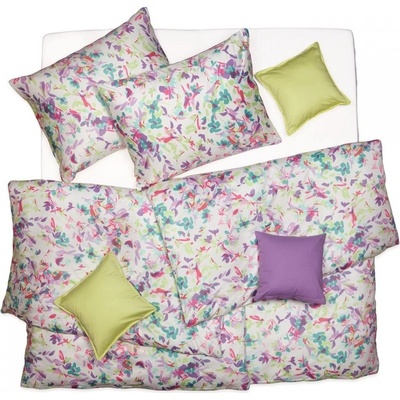 SCANquilt Obliečky jersey abstrakt pastelová 140x200 70x90