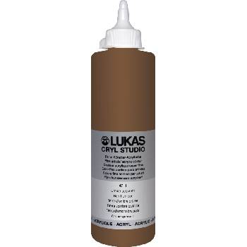 LUKAS Cryl Studio Plastic Bottle АКРИЛНА боя Burnt Umber 500 ml 1 бр (747110500)