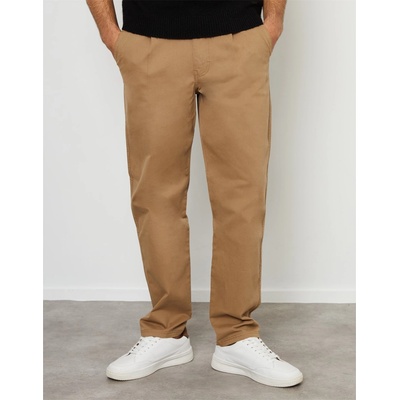 Threadbare Панталони тип чино Threadbare Men's Fog Tailored Fit Chinos - Dark Stone