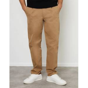 Threadbare Панталони тип чино Threadbare Men's Fog Tailored Fit Chinos - Dark Stone