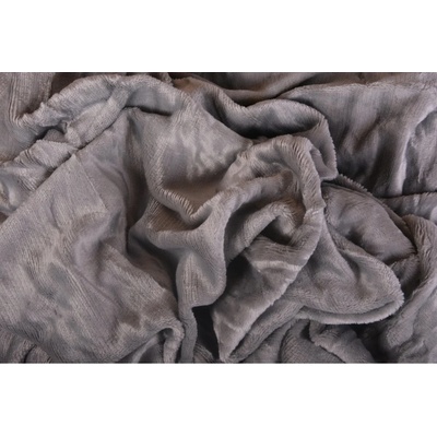 Pragati Fashion prostěradlo mikroflanel světle šedé 90x200