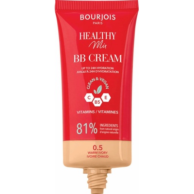 Bourjois Paris Healthy Mix Clean & Vegan BB Cream bb krém 0.5 Warm Ivory 30 ml