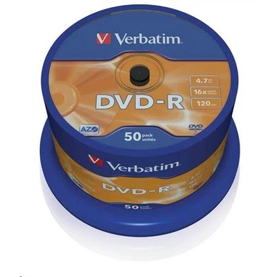 Verbatim DVD-R Matt Silver 4, 7 GB 50 броя (43548)
