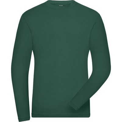 James & Nicholson tričko JN 1804 Solid elastické pánské tmavá zelená