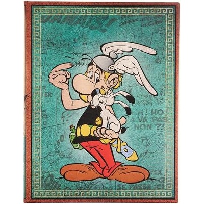 Paperblanks Тефтер Asterix the Gaul, Ultra, широки редове, твърда корица, 72 листа (PB9697-9)