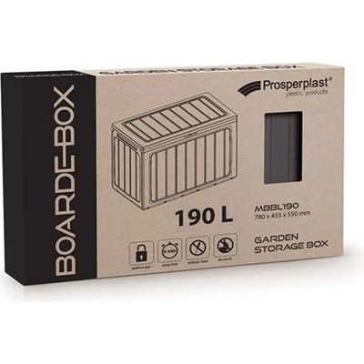 PROSPERPLAST BOARDEBOX 190 l hnědý MBBL190