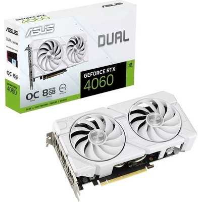 Asus Dual GeForce RTX 4060 EVO White OC 8GB GDDR6