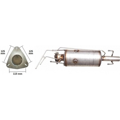 JMJ 1184DPF filter výfuku CITROEN Jumper 3 (06--) 2.2 HDi , FIAT Ducato 4 (06--) 2.3 D Multijet