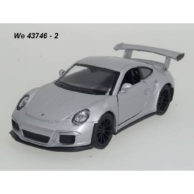Welly Porsche 911 GT3 RS silver code 43746 modely aut 1:34