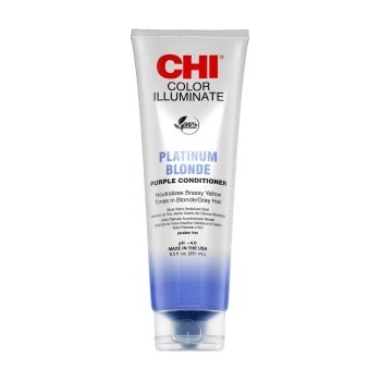 CHI Ionic Color Illuminate Conditioner тониращ балсам за опресняване на цвета Platinum Blonde 251 ml