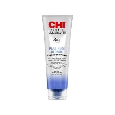 CHI Ionic Color Illuminate Conditioner тониращ балсам за опресняване на цвета Platinum Blonde 251 ml