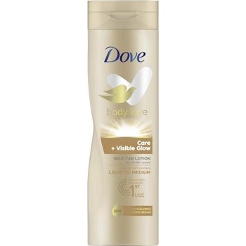 Dove Nourishing Body Care Visible Glow samoopalovací hydratační mléko Fair-Medium 250 ml