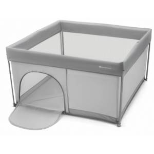 KinderKraft Сгъваема кошара за игра Kinderkraft - Ziki, Grey (KLZIKI00GRY0000) - baby