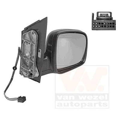 Vonkajżie spätné zrkadlo VAN WEZEL 5867808