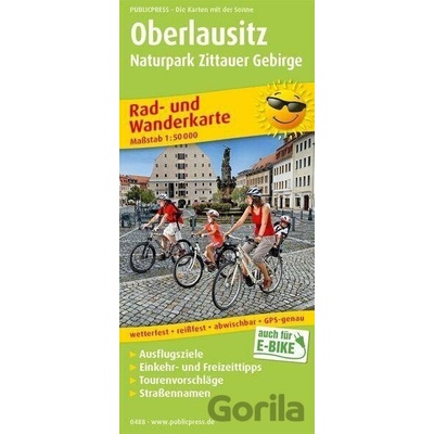 PUBLICPRESS Rad- und Wanderkarte Oberlausitz, Naturpark Zittauer Gebirge