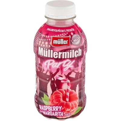 Müller Müllermilch Party mléčný nápoj s malinovou příchutí 400g – Zboží Dáma
