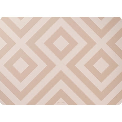Eeveve Vinylové prestieranie Modern Blocks Desert Sandhnedé 45,8x33cm