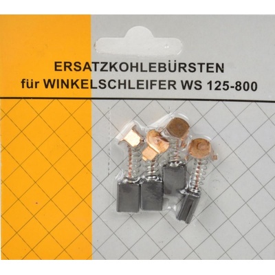 Uhlíky do uhlovej brúsky WS 125-800 5x8x10mm, 4 kusy, GEKO