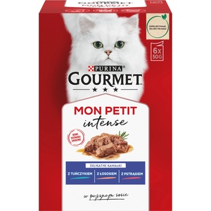 Gourmet mon Petit Котешка храна - Рибна смес 6x50g