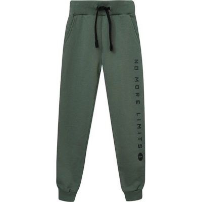 Winkiki Kids Wear chlapecké tepláky No More Limits Khaki