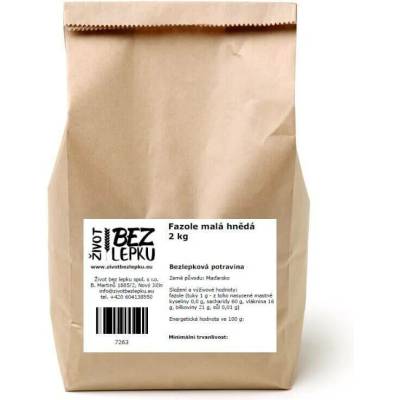 Život bez lepku Fazole malá hnědá 2 kg