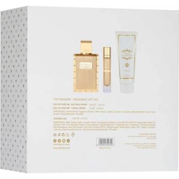 LATTAFA The Kingdom Men Комплект (EDP 100ml + EDP 12ml + SG 100ml) за Мъже