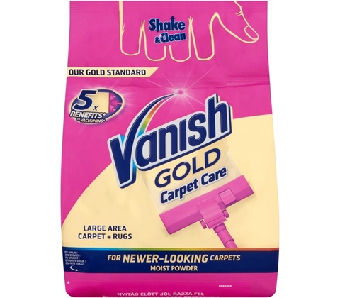 Vanish Gold Shake & Clean prášek na čištění koberců 650 g