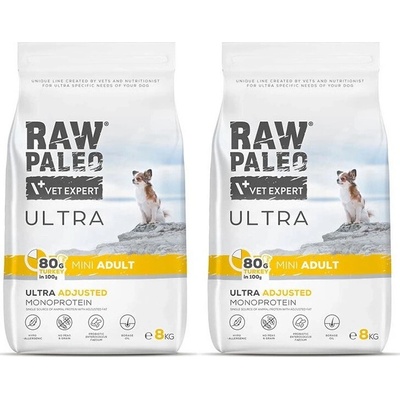 Vetexpert Raw Paleo Ultra Turkey Adult Mini 2 x 8 KG