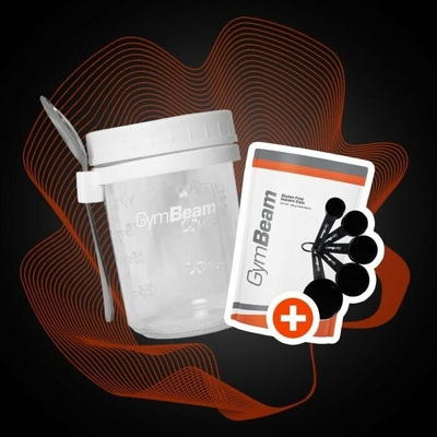 GymBeam Snídaňová sklenice White 350 ml bílá – Hledejceny.cz