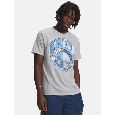 Under Armour UA M Varsity crest SS šedé