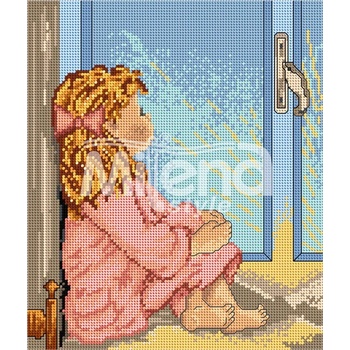 Milena Style Първи лъчи - гоблен със схема конци dmc 1: 4