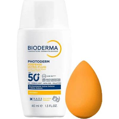 BIODERMA Photoderm Слънцезащитен флуид за лице XDefense, SPF50+, безцветен, 40 ml