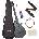 Cascha Carbon Fibre Acoustic Guitar Black Matte Фолк китара