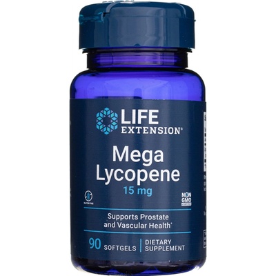 Life Extension Mega Lycopene 90 gelové tablety 15 mg