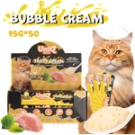 Uniq Pets Cat Bubble Cream Chicken with Cat Grass 15g - кремообразно лакомство за котки