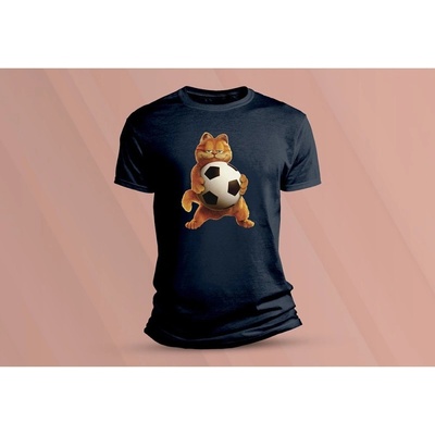 Sandratex dětské bavlněné tričko Garfield. tmavě šedá