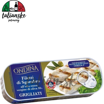 Ondina Makrela filety grilované v extra panenskom olivovom oleji 120 g