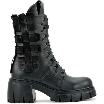 Tinti Дамски боти от естествена кожа, Sara Black Nabuk (Sara Nabuk)