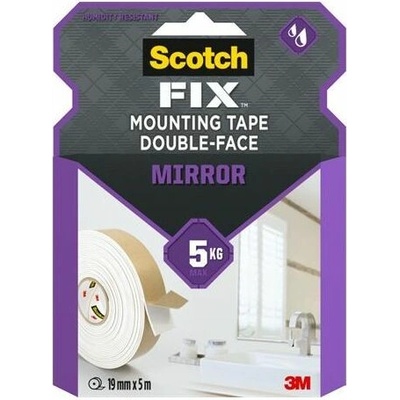 3M Scotch Mirror Lepiaca páska na zrkadlá obojstranná 19 mm x 5 m
