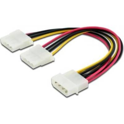 Digitus rozdvojka Molex 4-pin na 2xMolex 4-pin, 0,2m