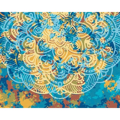 Malování podle čísel Mandala plná barev
