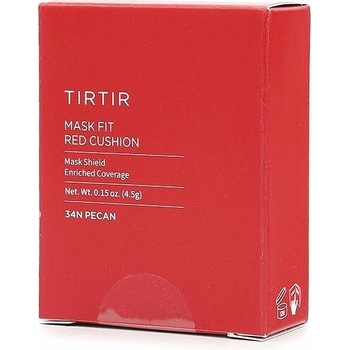 Tirtir Dlhotrvajúci tónovací cushion Mask Fit Red Cushion No,34N Pecan 4,5 g