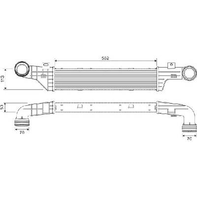 Chladič turba VALEO 817907