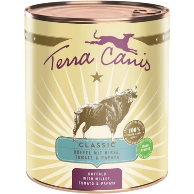 Terra Canis Бивол с просо, домати и папая 800 г