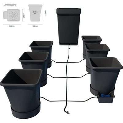 Autopot 1Pot XL Module - se 6 květníky vč. 47L plastové nádrže