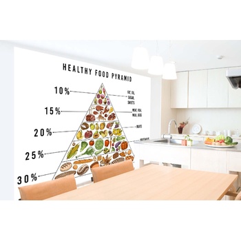 DIMEX ART s. r. o Самозалепваща се флизелинова фототапета здравословна храна 375 x 250 см