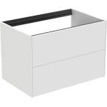Ideal Standard Atelier Conca стенен шкаф за монтаж на стена, матово бяло, 2 чекмеджета, 80 см (T4356Y1)