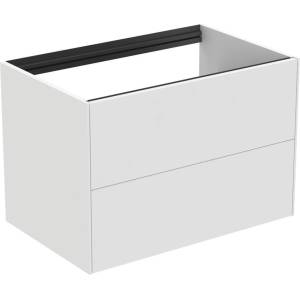 Ideal Standard Atelier Conca стенен шкаф за монтаж на стена, матово бяло, 2 чекмеджета, 80 см (T4356Y1)
