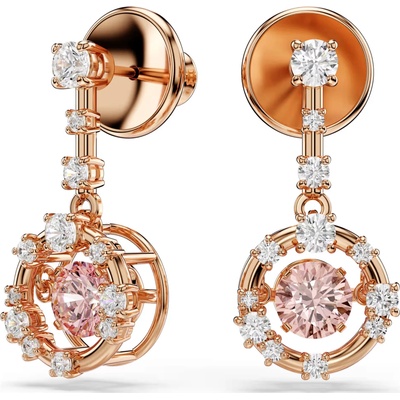Swarovski Pozlátené visiace náušnice so Swarovski zirkónmi Constella 5744239
