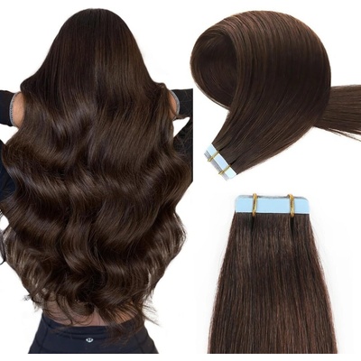 Yilite prodloužení vlasů Darkest Brown